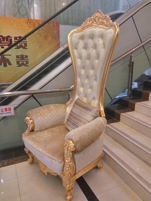 Роскошный королевский король Ферзь Трон Стул