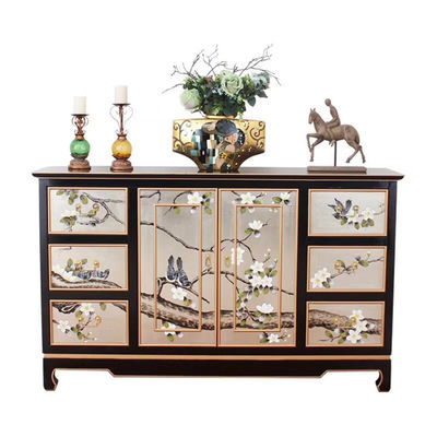 Деревенским покрашенный домом шкаф хранения деревянного Sideboard ящика шкафов ретро