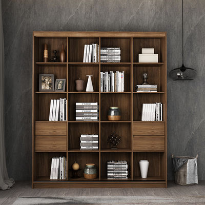 Твердый деревянный Bookcase со стеклянной дверью