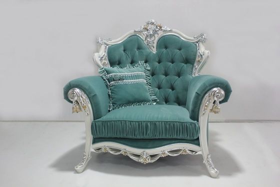Cyan Tufted OEM софа бархата секционная деревянная классическая установила место живущей комнаты 2