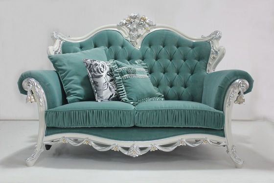 Cyan Tufted OEM софа бархата секционная деревянная классическая установила место живущей комнаты 2